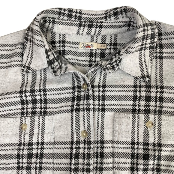 Faherty Legend Sweater Shirt Snowonder Plaid Medium - Picture 7 of 15